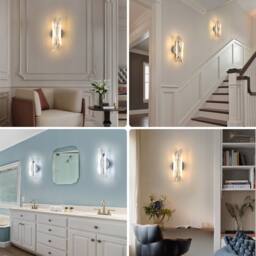 COMELY 12W Creative Spiral Design Silver Wall Lights, 3 Lighting Colours - thumbnail 6