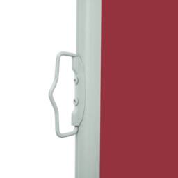 Berkfield Home Patio Retractable Side Awning 100x300 cm Red - thumbnail 4
