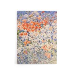 "Artery8 The Island Garden Spring Flowers Hassam Canvas Wall Art Print - Size: W12"" x H16""" - thumbnail 1
