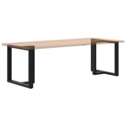 Berkfield Home Dining Table Legs T-Shaped¬†2 pcs Black 80x35x(72-73) cm Steel - thumbnail 8