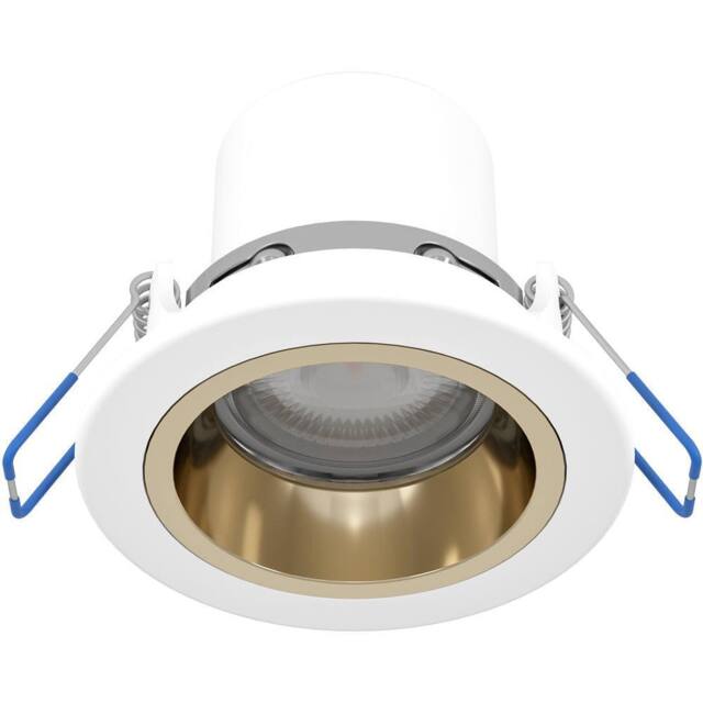 Loops Elegant White & Gold Indoor Ceiling Spotlight for Stylish Homes - image 1