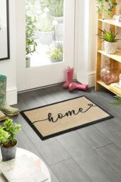 My Mat Nylon Indoor Pattern My Home 3 in Black - Size: 50 cm x 75 cm - thumbnail 2