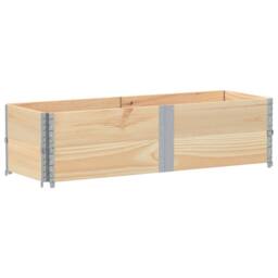 Berkfield Home Garden Planter 150x50 cm Solid Wood Pine in Brown - thumbnail 2