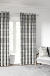 Helena Springfield 'Harriet' Woven Lined Curtains in Lilac - Size: 167 cm width x 137 cm drop - thumbnail 1