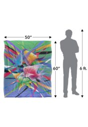 JQ Licensing Royce Mcclure Angel Fish Kiss Silky Touch Super Soft Throw Blanket 152 X 127 cm in White - thumbnail 5