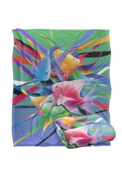 JQ Licensing Royce Mcclure Angel Fish Kiss Silky Touch Super Soft Throw Blanket 152 X 127 cm in White - thumbnail 2