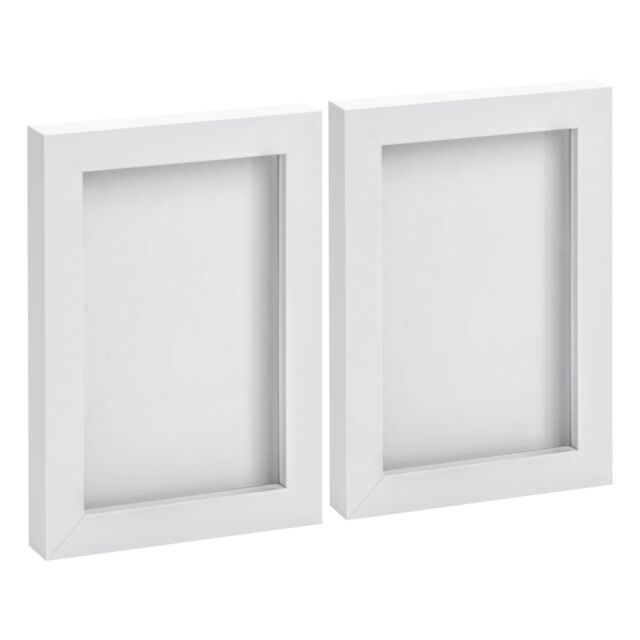 "Nicola Spring Photo Frames - 4"" x 6"" - Pack of 2 in White" - image 1