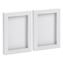 "Nicola Spring Photo Frames - 4"" x 6"" - Pack of 2 in White" - thumbnail 1