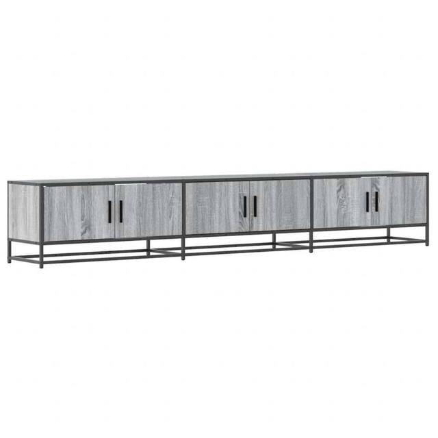 Berkfield Home TV Cabinet Grey Sonoma 240x35x41 cm Engineered Wood - Size: 240 x 35 x 41 cm - image 1