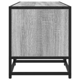 Berkfield Home TV Cabinet Grey Sonoma 240x35x41 cm Engineered Wood - Size: 240 x 35 x 41 cm - thumbnail 5