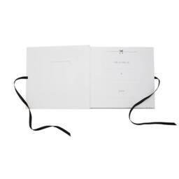 Amore by Juliana Wedding Gift Textured Photo Album Mr & Mrs in White - thumbnail 3