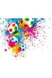 Origin Murals Football Splash Wall Mural - Size: W350 cm x H280 cm - thumbnail 2