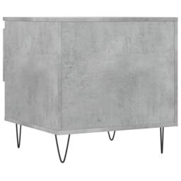 Berkfield Home Coffee Tables 2 pcs Concrete Grey 50x46x50 cm Engineered Wood - Size: 50 x 46 x 50 cm - thumbnail 9