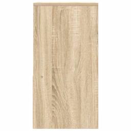 Berkfield Home Bedside Cabinets with Drawer 2 pcs Sonoma Oak 35x34x66.5 cm in Light Tan - thumbnail 7