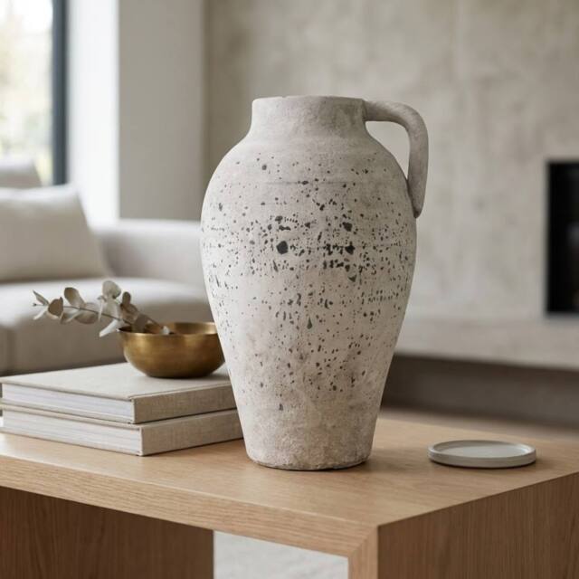 Garden Greatness Relica Stone Effect Urn Handle Vase - Size: 1 Pack - image 1
