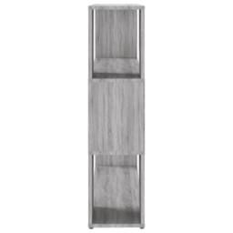 Berkfield Home Book Cabinet/Room Divider Grey Sonoma 100x24x94 cm - Size: 100 x 24 x 94 cm - thumbnail 6