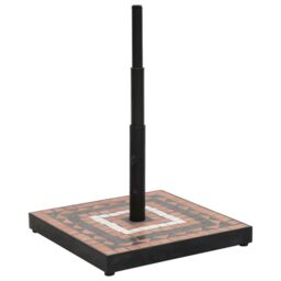 Berkfield Home Parasol Base Terracotta & White Square 12 kg in Brown - thumbnail 2