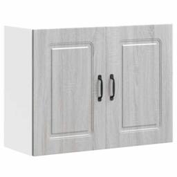 Berkfield Home Kitchen Wall Cabinet Kalmar Grey Sonoma Engineered Wood - thumbnail 2