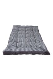 Living and Home 10cm Comfortable Quilted Mattress Topper in Dark Grey - Size: Single - thumbnail 9