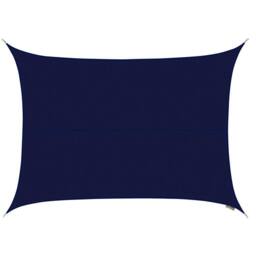 Primrose 5m x 4m Water Resistant Patio Sun Shade Sail 96.5% UV Block Free Rope in Blue - thumbnail 1