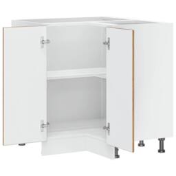Berkfield Home Kitchen Corner Base Cabinet Kalmar Old Wood Engineered Wood in Brown - thumbnail 5