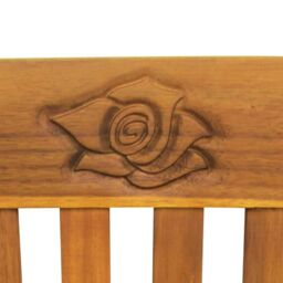 Berkfield Home Garden Bench 157 cm Solid Acacia Wood in Brown - thumbnail 4