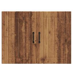 Berkfield Home Kitchen Wall Cabinet Lucca Old Wood Engineered Wood in Brown - thumbnail 4