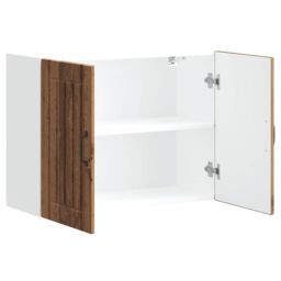 Berkfield Home Kitchen Wall Cabinet Lucca Old Wood Engineered Wood in Brown - thumbnail 5
