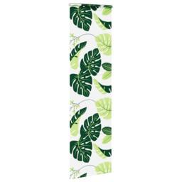 Berkfield Home Shower Roller Blind with Cassette 60x240 cm Fabric Width 56 cm in Green - thumbnail 1