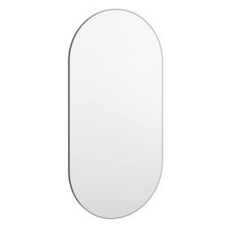 Berkfield Home Mirror 40x20 cm Glass in White - thumbnail 3