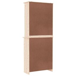 Berkfield Home Highboard ALTA 77x35x188 cm Solid Wood Pine in Brown - Size: 77 x 35 x 188 cm - thumbnail 6
