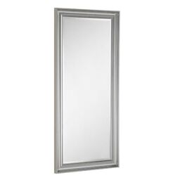 Yearn Mirrors Yearn Scooped Silvery Champagne Full Length Mirror 168.5x77cm in Silver - Size: 168.5x77 cm - thumbnail 2