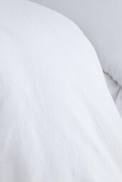 Appletree 'Cassia Frill' 100% Cotton Relaxed Look Duvet Cover Set in White - Size: Super King - thumbnail 5
