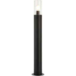 Loops Outdoor Bollard Post Light - 15W E27 LED - 800mm Height - Stainless Steel in Metallics