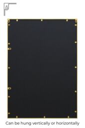 "MirrorOutlet Gold Modern Contemporary Garden Wall Mirror 39"" X 27"" (100x70CM) - Size: 1 Pack" - thumbnail 5