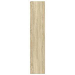Berkfield Home Bookcase Sonoma Oak 57x28.5x107.5 cm Engineered Wood in Brown - thumbnail 5