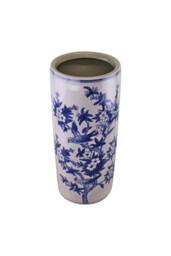 KDMD Umbrella Stand Vintage Blue & White Bird Design - thumbnail 2