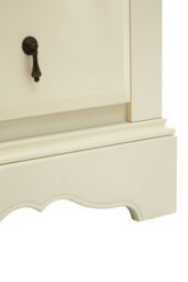 Orsina Stylish Compact 4 Drawers Chest, Modern Chest Of Drawers For Livingroom, Minimalist Storage Chest For Lounge in White - thumbnail 6