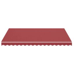 Berkfield Home Replacement Fabric for Awning Burgundy Red 4x3 m - thumbnail 3