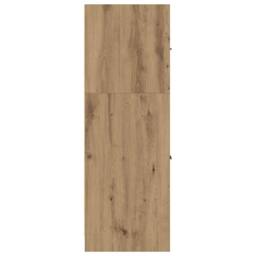 Berkfield Home Elegant Apothecary Cabinet Artisian Oak 40x41x118 cm Engineered Wood in Brown - Size: 40 x 41 x 118 cm - thumbnail 6