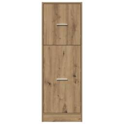 Berkfield Home Elegant Apothecary Cabinet Artisian Oak 40x41x118 cm Engineered Wood in Brown - Size: 40 x 41 x 118 cm - thumbnail 5