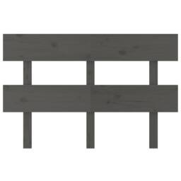 Berkfield Home Beautiful Bed Headboard Grey 144x3x81 cm Solid Wood Pine - Size: 144 x 3 x 81 cm - thumbnail 1