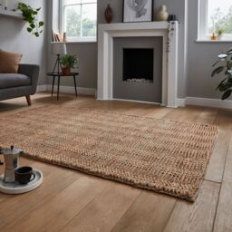 The Rug Shop UK Natural Handmade Modern Easy to clean Striped Area Rug - Size: 150 cm x 230 cm - thumbnail 2