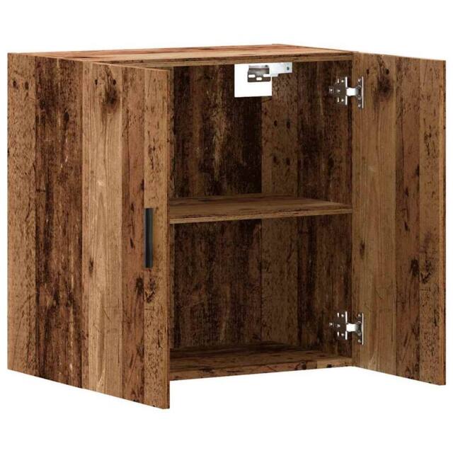 Berkfield Home Wall Cabinet Old Wood 60x31x60 cm Engineered Wood in Brown - Size: 60 x 31 x 60 cm - image 1