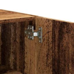 Berkfield Home Wall Cabinet Old Wood 60x31x60 cm Engineered Wood in Brown - Size: 60 x 31 x 60 cm - thumbnail 8