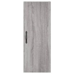 Berkfield Home Highboard Grey Sonoma 34.5x34x180 cm Engineered Wood - thumbnail 6