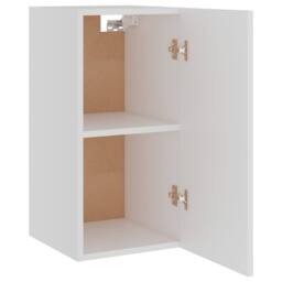 Berkfield Home Hanging Cabinet White 29.5x31x60 cm Engineered Wood - thumbnail 6