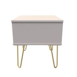 Ready Assembled 2 U Bexley 1 Drawer Bedside (Ready Assembled) in Taupe - thumbnail 2