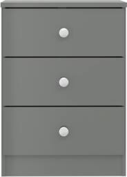 Seconique Denver 2 Door Wardrobe Bedroom Set in Grey - thumbnail 6