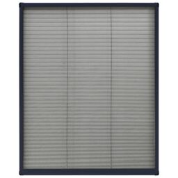Berkfield Home Plisse Insect Screen for Windows Aluminium Anthracite 60x80cm in Black - Size: 60x80 cm - thumbnail 5
